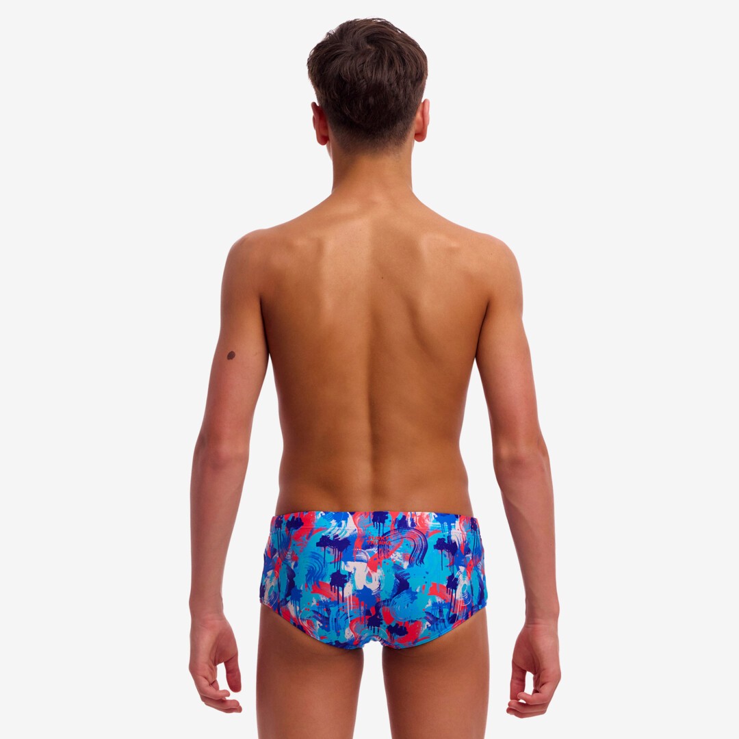 Messy Messy Messy Boy's Sidewinder Trunks