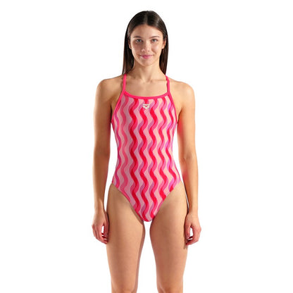 WOMENS ARENA RIPPLE PRINT CHALLENGE BACK