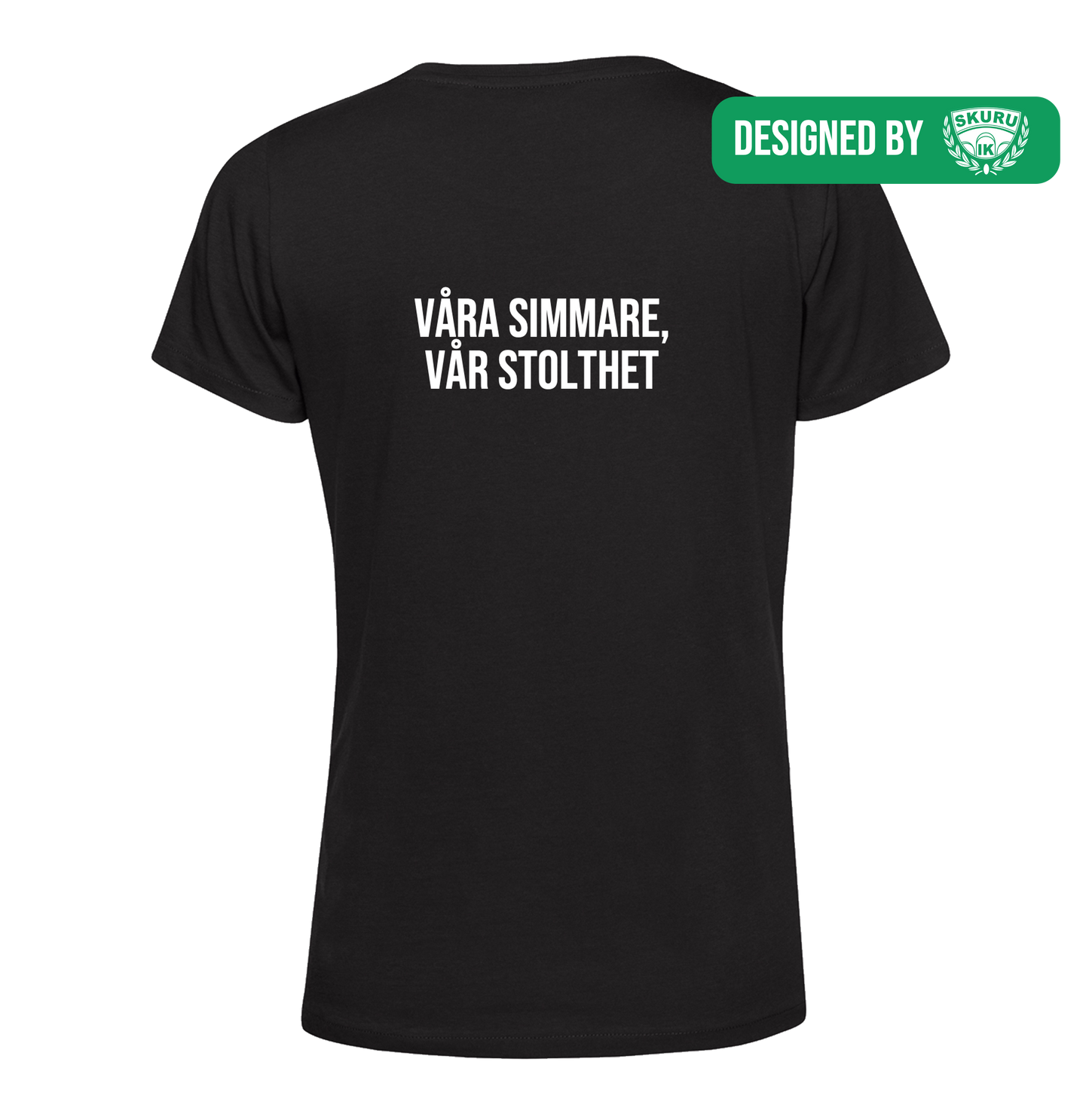 Supporter Cotton T-shirt, Black, Woman