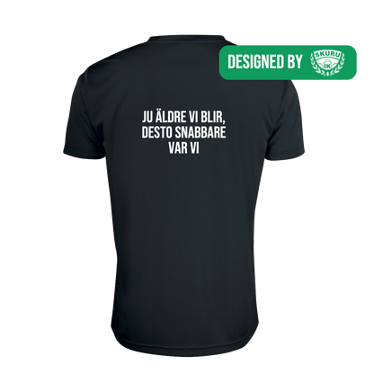 Training T-shirt - "Ju äldre vi blir...", Men